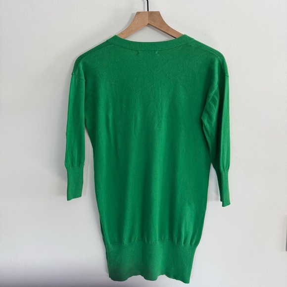 CAbi Vibrant Bowcore Green Knit Old Money Academia Top Size XS - Picture 7 of 7